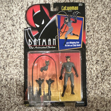 Kenner Batman The Animated Series Catwoman Action Figure w Whip & Cat