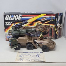 GI Joe Cobra 1988 Mean Dog W  Box & Wild Card 100  Complete Vintage Hasbro