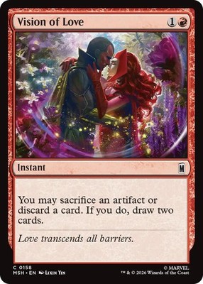 NM Vision of Love [MSH - 158] Foil Common Magic