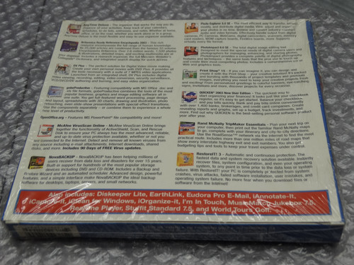 PC Treasures PC Works Suite Plus Edition 2003 25 Great Programs CD Set - Picture 3 of 12