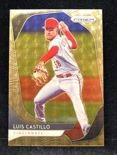 2020 Panini Prizm Luis Castillo #88 Superfractor Gold Vinyl 1/1 Cincinatti Reds