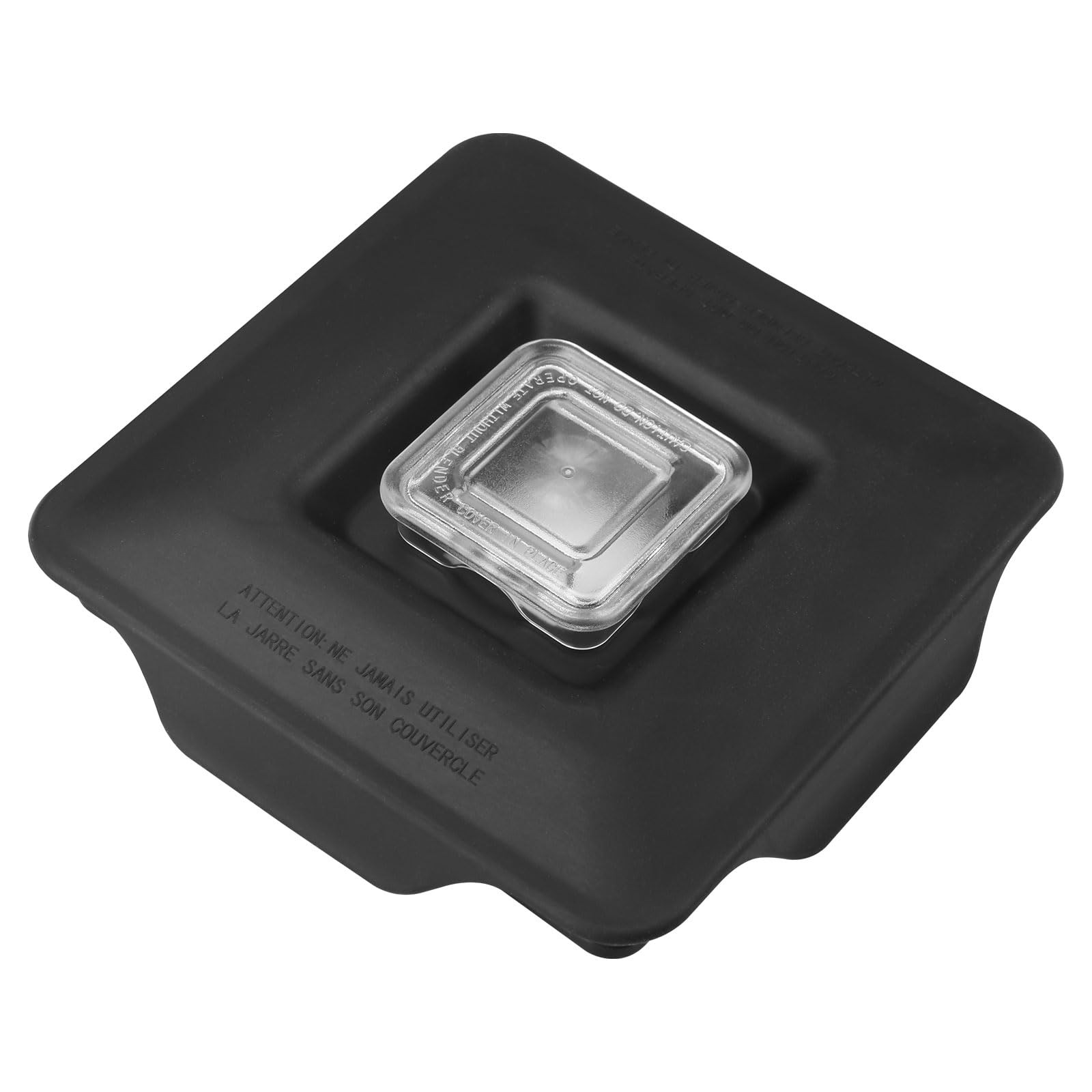 Blender Latching Lid Replacement For Blendtec Commercial Wildside & no, Black 