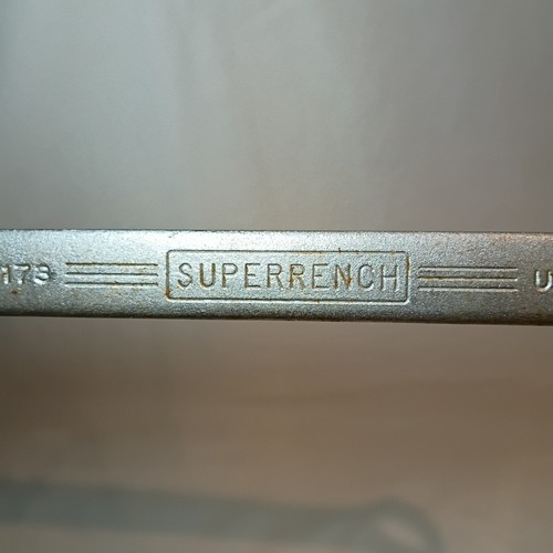 Vintage Long Williams 1 1/4" Superrench Combination Wrench 1173 USA - Picture 3 of 16