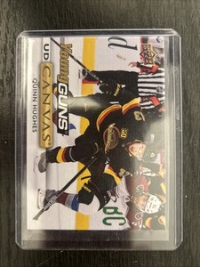 2019 UPPER DECK #C211 QUINN HUGHES UD CANVAS YOUNG GUNS RC ROOKIE