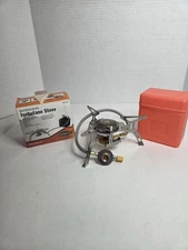 Stansport Backpackers Isobutane Stove New With Hard Case # 180