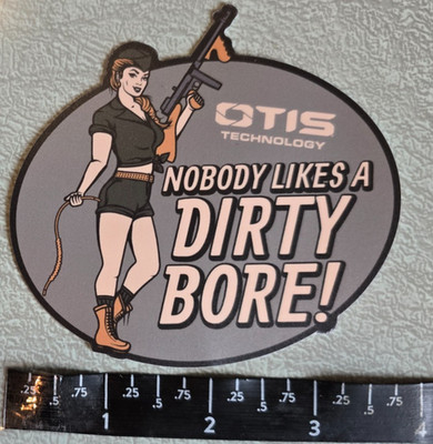 OTIS Technology No One Like A Dirty Bore Gun Clean Vinyl Decal Sticker Shot Show