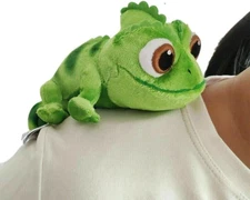 Disney Parks Pascal Tangled Chameleon Shoulder Plush Magnetic Toy'