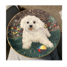 Danbury Mint Maltese Porcelain Collector Plates Let's Play Ball & Precious Port&hellip;