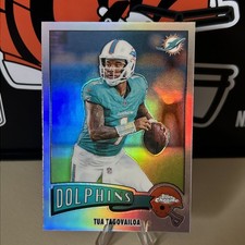 Topps Chrome 2025 Tua Tagovailoa Miami Dolphins Refractor NFL Card #1975-21