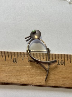 Vintage 1950'5 Maricela Shop St3rling with Turquoise Colored Eye Tasco