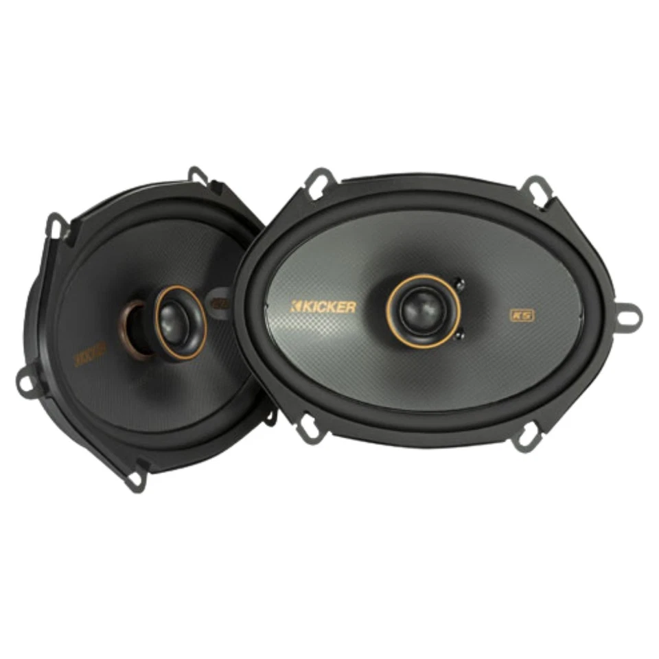 Altavoces componentes Kicker 51KSS6804 6"x8" y altavoces coaxiales 51KSC6804 6"x8" Foto 2 de 4