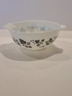 Vintage Pyrex Gooseberry 443 Black on White Cinderella Mixing Bowl 2.5 QT