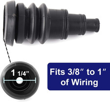 3-Pack Universal Firewall Boot, Safe and Convenient Firewall Grommet Kit, C...