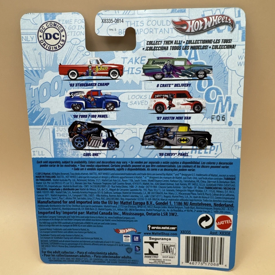 2012 HOT WHEELS Pop Culture DC COMICS Cat Woman Cool One - Image 2 of 4