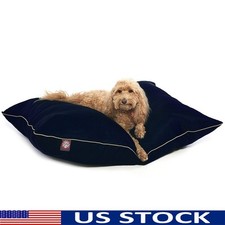 Dog Bed Machine Washable Hypoallergenic Durable Soft Fiber Fill Pet Bed New