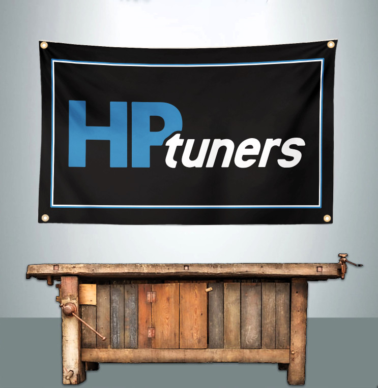 HP TUNE 3' x 5' 배너 깃발 튜닝 및 진단 성능 차고 벽 작업장 3