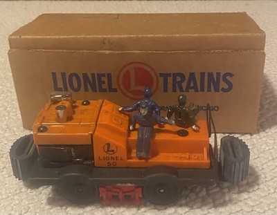 Lionel No. 50 Section Gang Car w/  3 Men Postwar O Gauge
