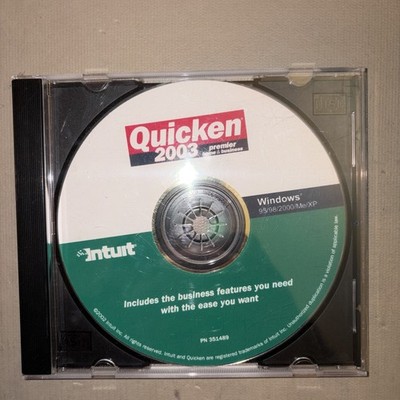 Intuit Quicken 2003 Premier CD
