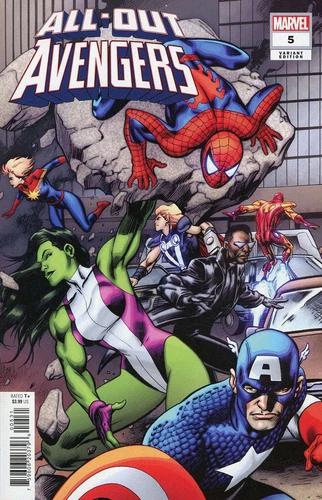 All-Out Avengers #5B VF/NM; Marvel | Variant - we combine shipping