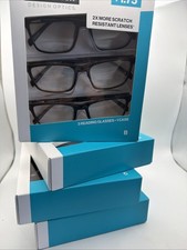 Foster Grant Reading Glasses 3-pack B +1.75 Design Optics New, Lot Of 4 Boxes