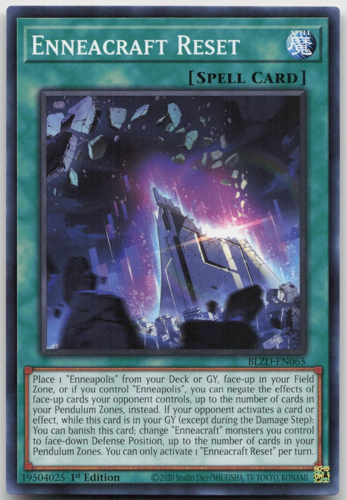 ENNEACRAFT RESET BLZD-EN065 - Common 1st Edition NM -
