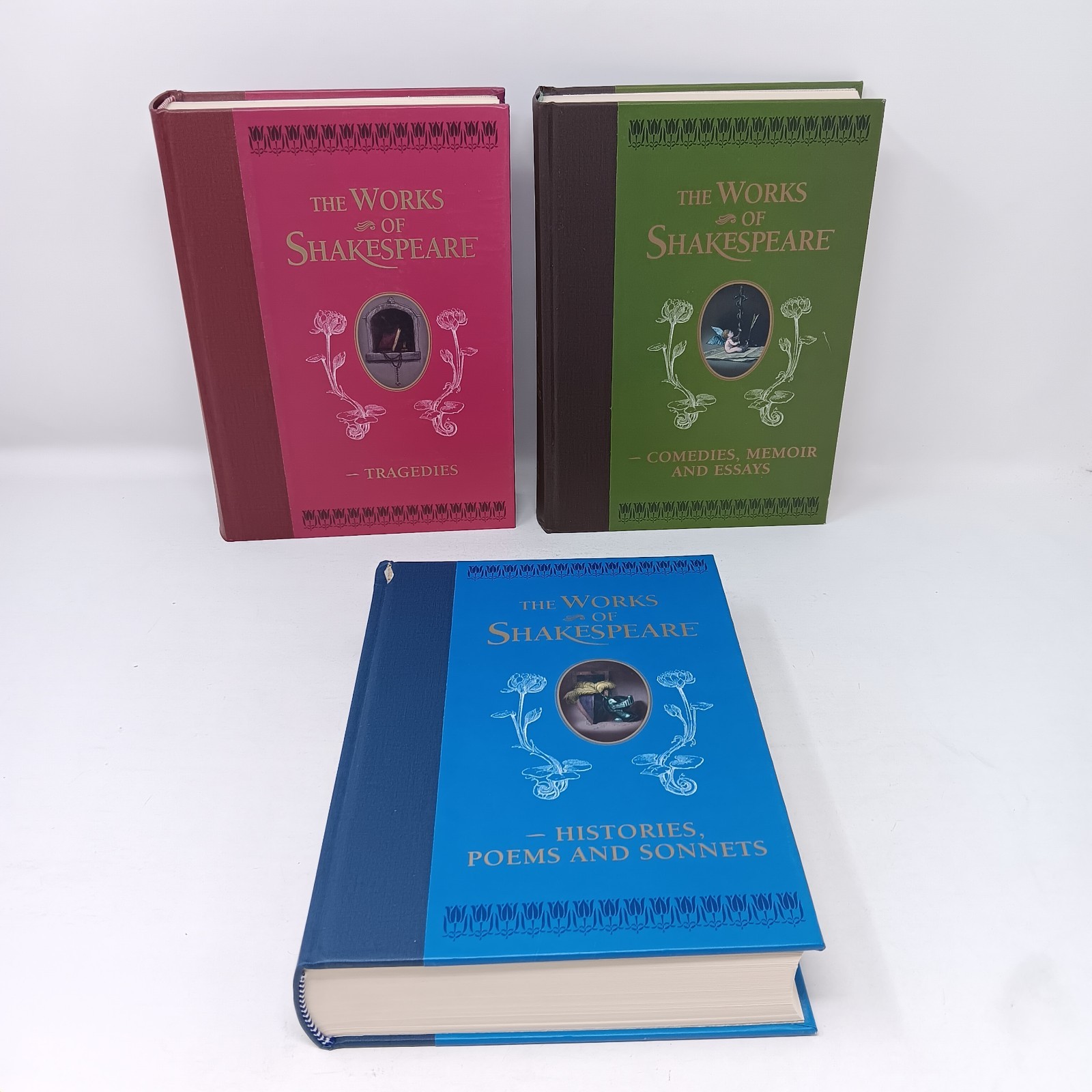 The Works of Shakespeare Volumes 1-3 Barry Cornwall Geddes and Grosset 2007