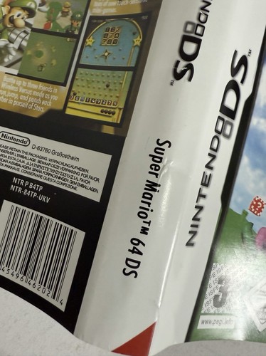 Super Mario 64 DS Video Game Nintendo DS Boxed PAL *READ* - Picture 2 of 3