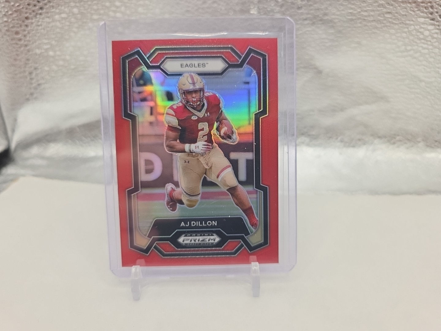 2024 Panini Prizm Draft Picks - AJ Dillon #22 Red Prizm /299