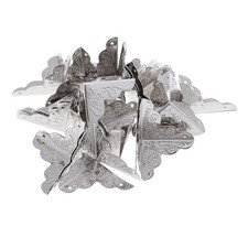20 St&uuml;ck Metallecken Holz Schmuck Geschenk