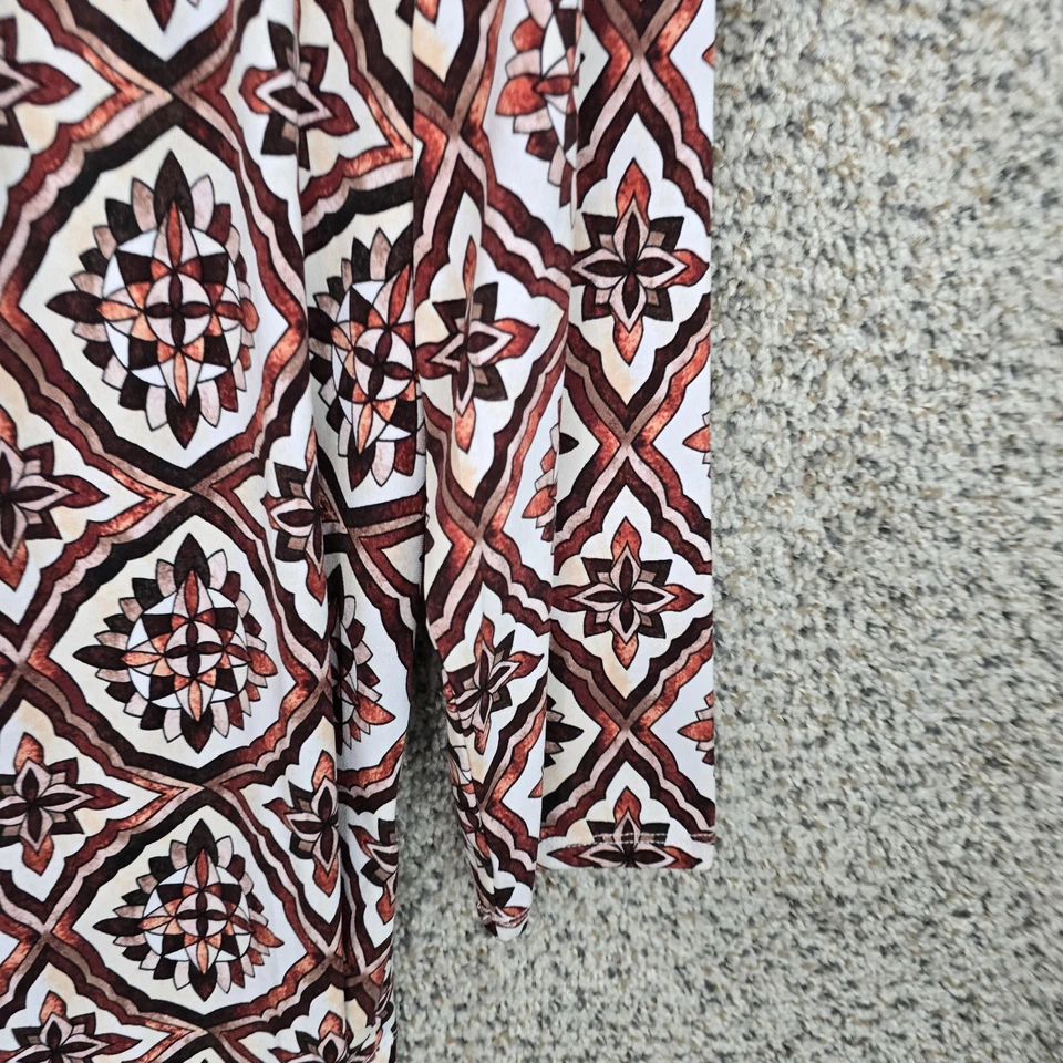 Blusa Top Mujer Colección JM Púrpura Cuello en V Elastizada Informal Damas Foto 2 de 4