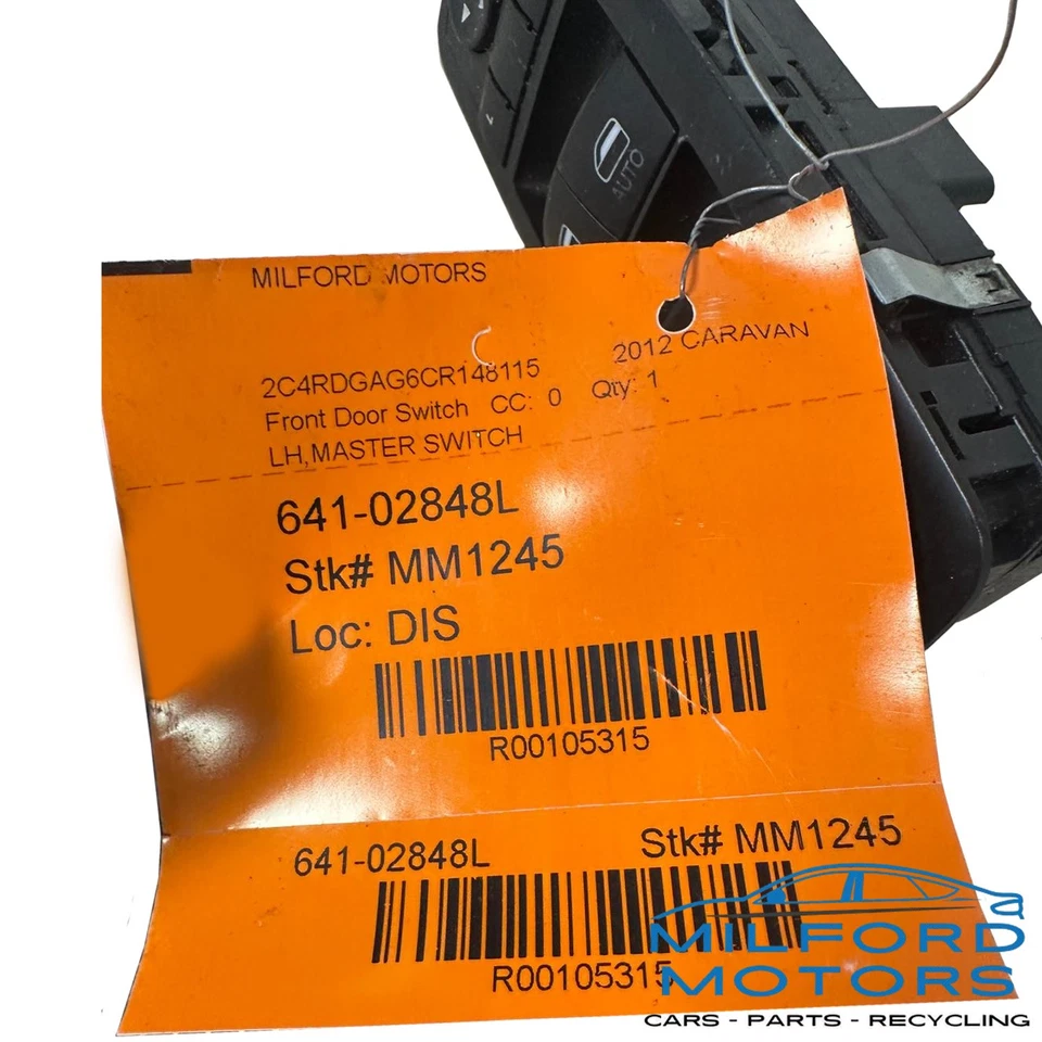 Interruptor de puerta delantera maestro del conductor (espejo y ventana) - Se adapta a Ram C/V 12-2016 3,6 L Foto 4 de 4