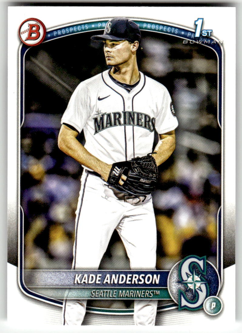 2025 Bowman Draft #BD-3 Kade Anderson Seattle Mariners Baseball 1st
