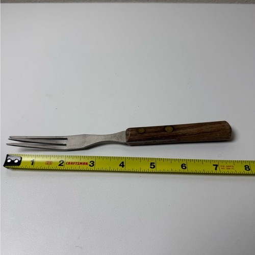 Stainless Steel Fork with Wooden Handle