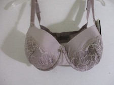 BALI Warm Steel 6542 Floral Lace SHAPING UNDERWIRE BRA  Women's 36DD  NWT