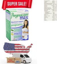 Vitabiotics Ltd, England 2 Packs Pregnacare Max 84 Tablets  Total 168 Tablet...