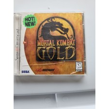 Mortal Kombat Gold Sega Dreamcast Video Game Hot New Fighting CIB Rated M Tested image