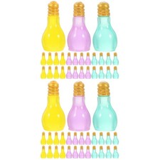  2 Pack Kleine Glühbirne Kunstharz Anhänger Mini -Glühbirne -Glühbirnen