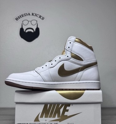 Size 13 - Air Jordan 1 Retro OG High Metallic Gold W for sale