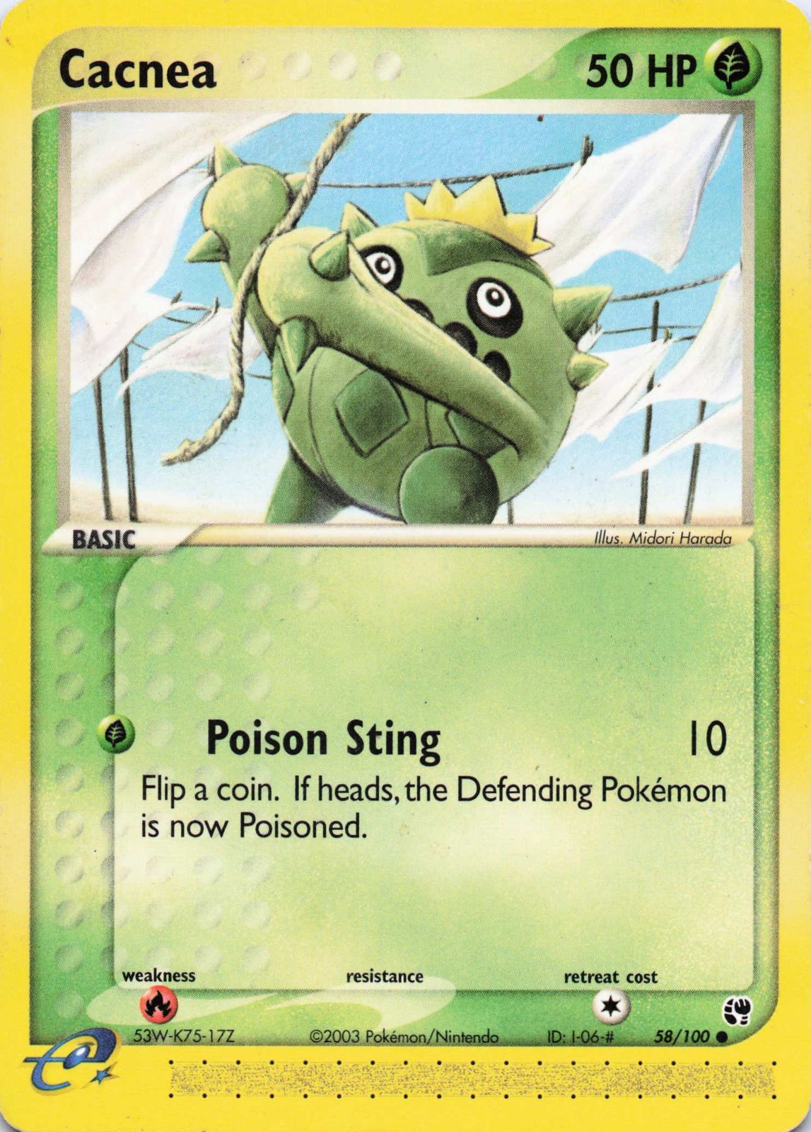 Cacnea - Common Vintage 2003 Sandstorm 58/100 NM