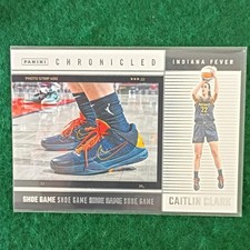 Panini 2025 Caitlin Clark Chronicled Indiana Fever Shoe Game Insert #78