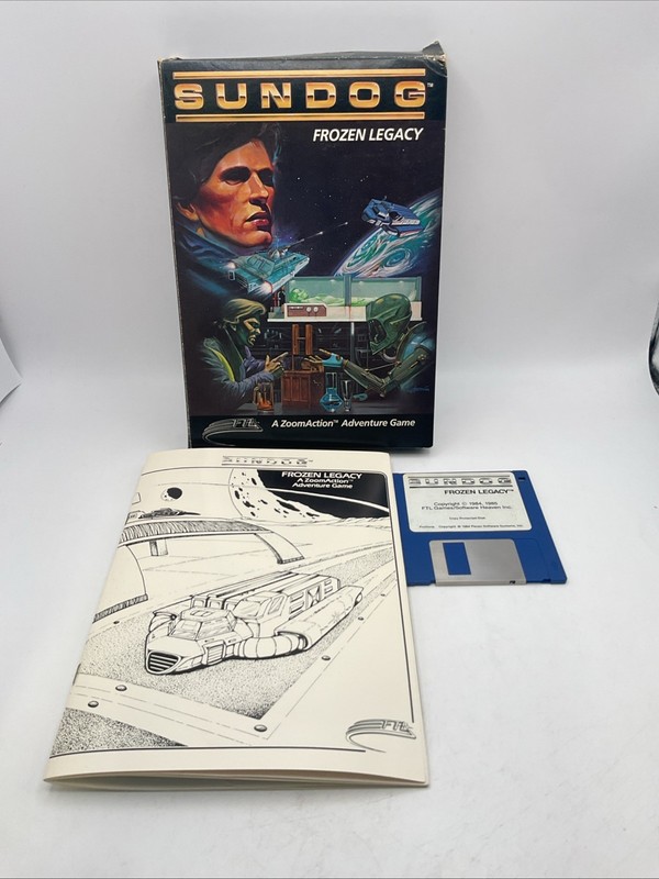 Sundog Frozen Legacy Atari ST Complete Rare Retro PC Game Space Combat