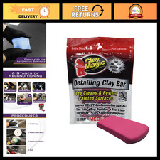 Red Clay Bar For Auto Detailing - Medium 200g - Perfect For Glass Chrome Fibe Red Clay Bar For Auto Detailing - Medium 200g - Perfect For Glass Chrome Fibe