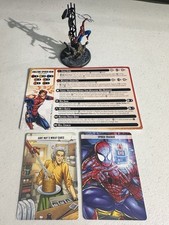 Marvel Crisis Protocol Amazing Spider Man Painted w/ Character Tactic Cards