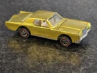 Redline Hot Wheels Custom Continental Mark III Lincoln 1968 Lime Opening Hood