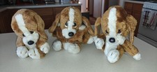 3 - Vintage Applause stuffed plush puppy Sad Sam Basset Hound Dog Sad Eyes