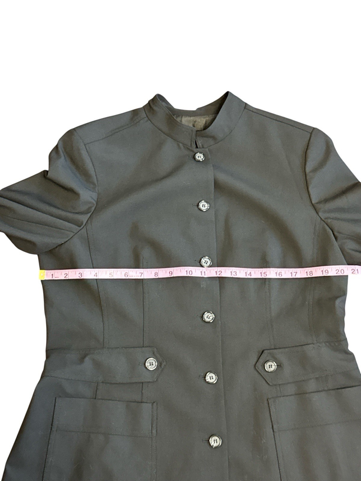 Panticular Black Structured Button Front Jacket W… - image 6