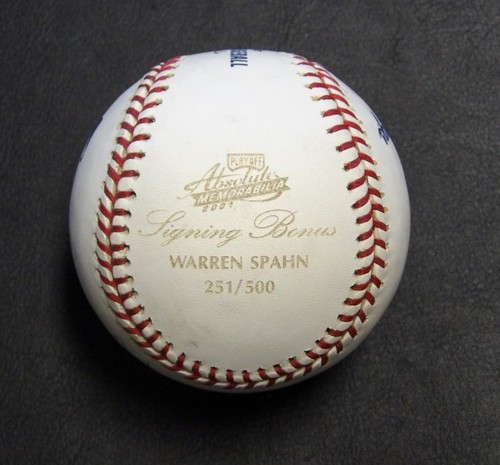 Warren Spahn Signed Official Major League Baseball JSA Authenticated /500 - Picture 2 of 5