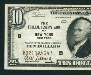 New York $10 1929 National Currency DAILY CURRENCY AUCTIONS