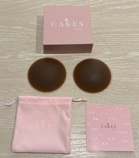 Brand New Cakes Body Women's Silicone Nipple Covers In Cocoa Size OG B-DD