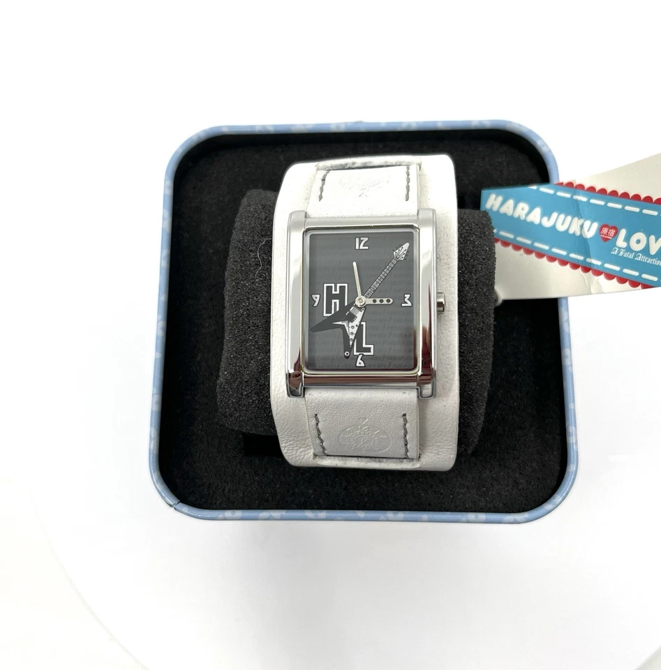 Harajuku Lovers Watch White Band Electric Guitar Accent NWT 2006 - Image 2 of 4